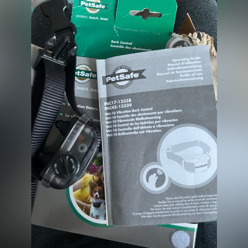 Vibrating Bark control collar